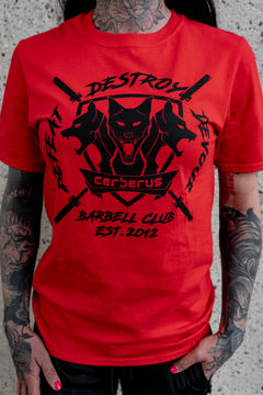 Barbell Club T (Red)