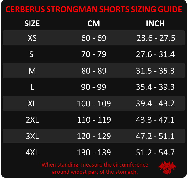 Strongman Shorts V2 Red (2.5mm Neoprene)
